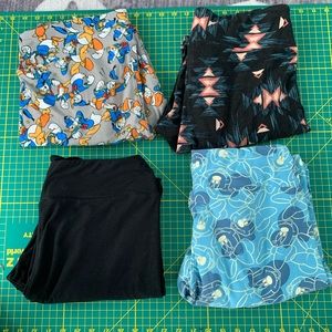 4 pairs of TC leggings in gently used condition